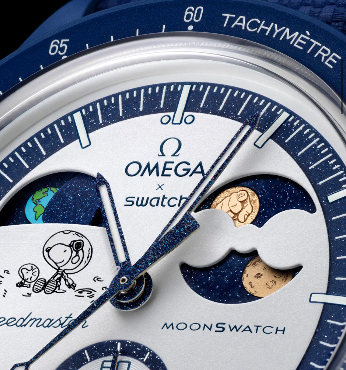 Swatch x Omega Bioceramic Moonswatch Mission to Earthphase Moonshine Gold