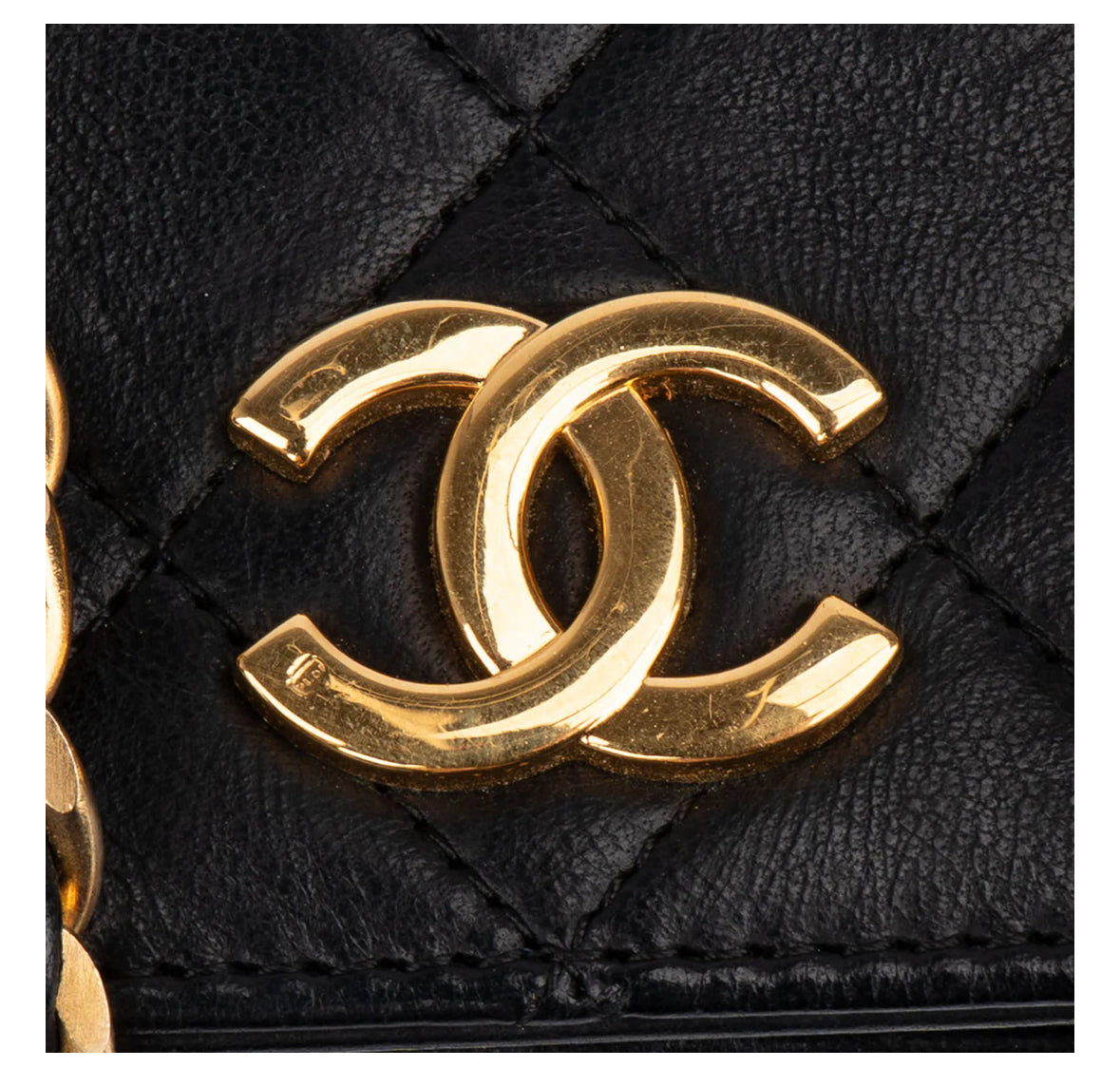 Chanel Quilted Lambskin 24K Gold Single Flap Shoulder Bag