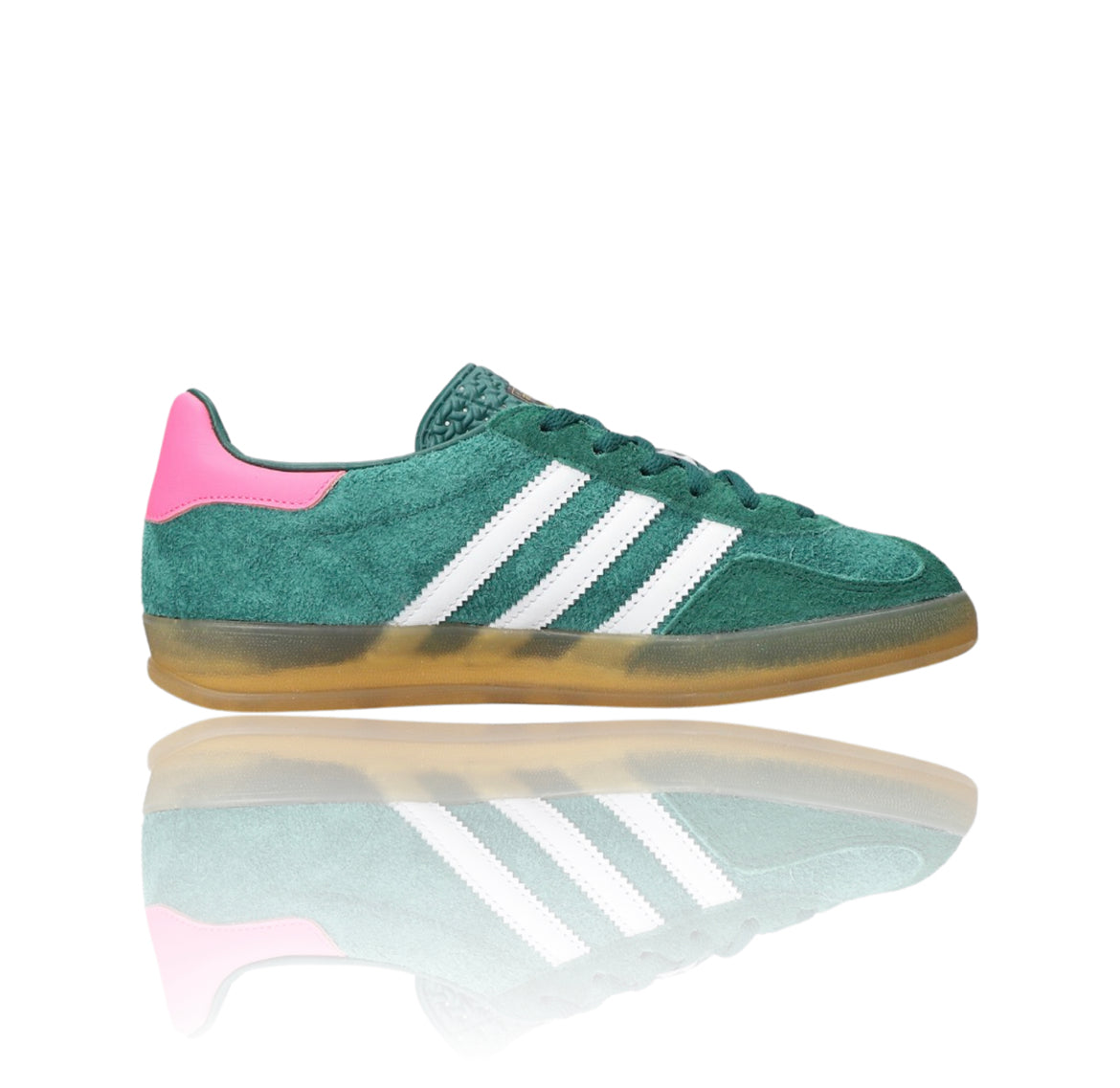 Adidas Gazelle Indoor Collegiate Green Lucid Pink (w)