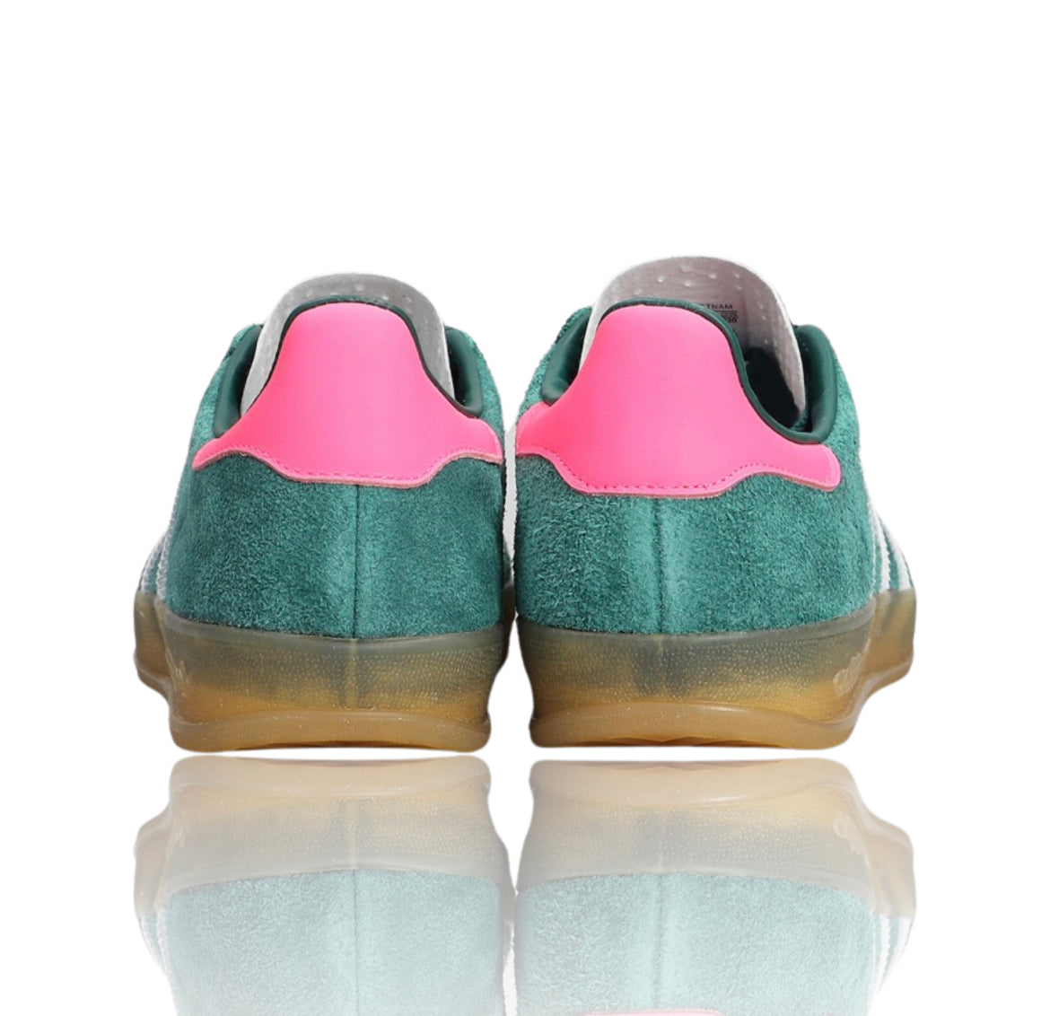 Adidas Gazelle Indoor Collegiate Green Lucid Pink (w)