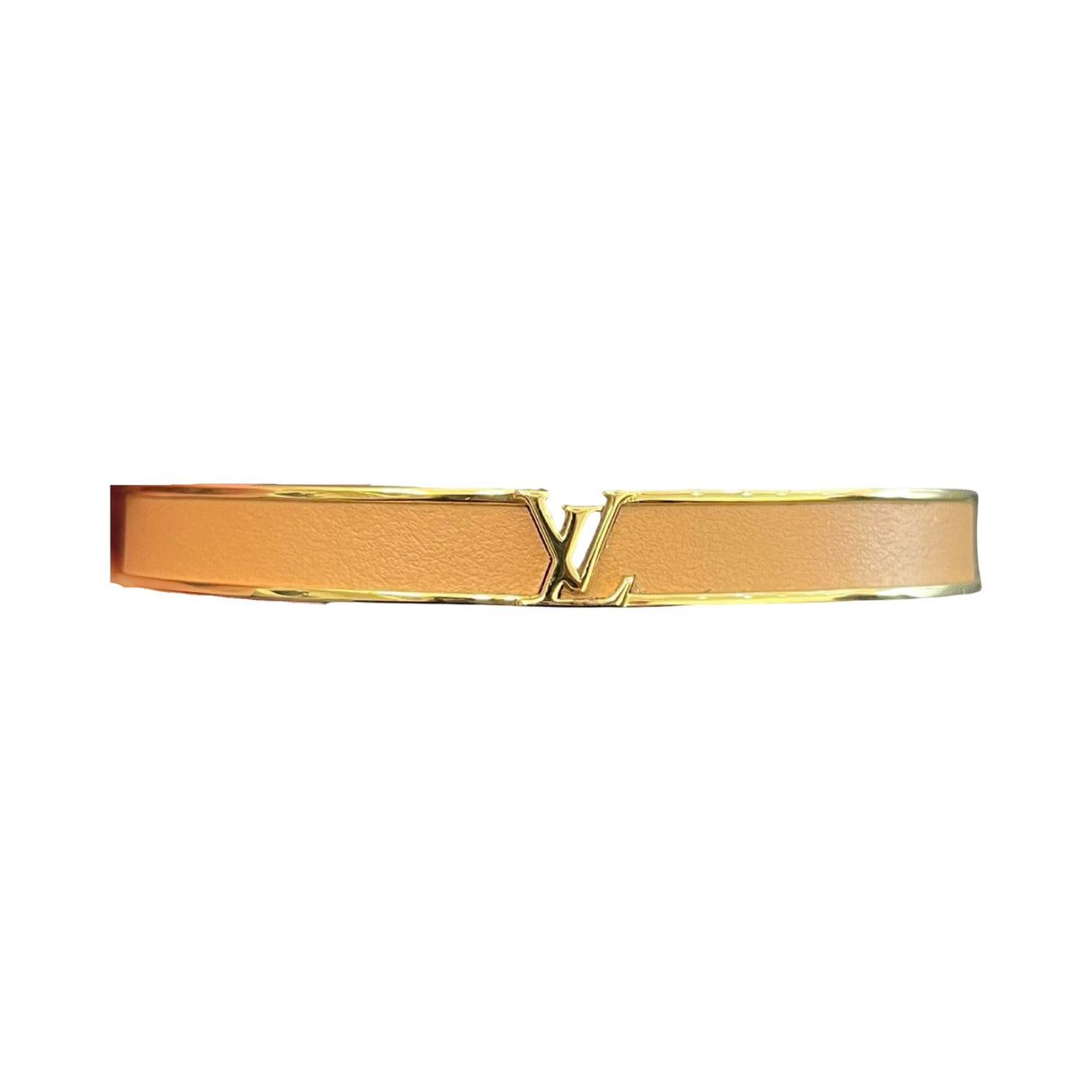 Louis Vuitton Initiales V Bracelet Beige