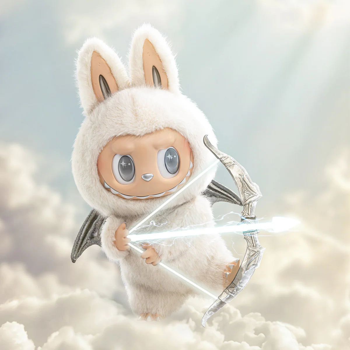 Pop Mart Labubu The Monsters Zimomo Angel In Cloud Figur