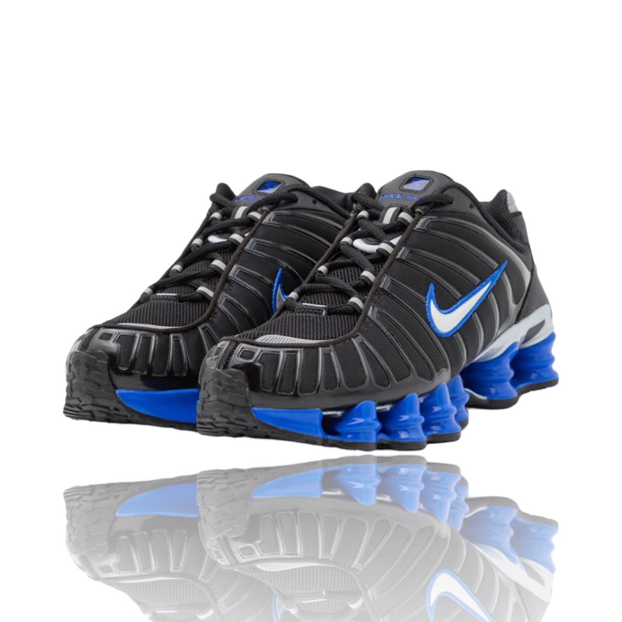 Nike Shox TL Black Racer Blue Metallic Silver