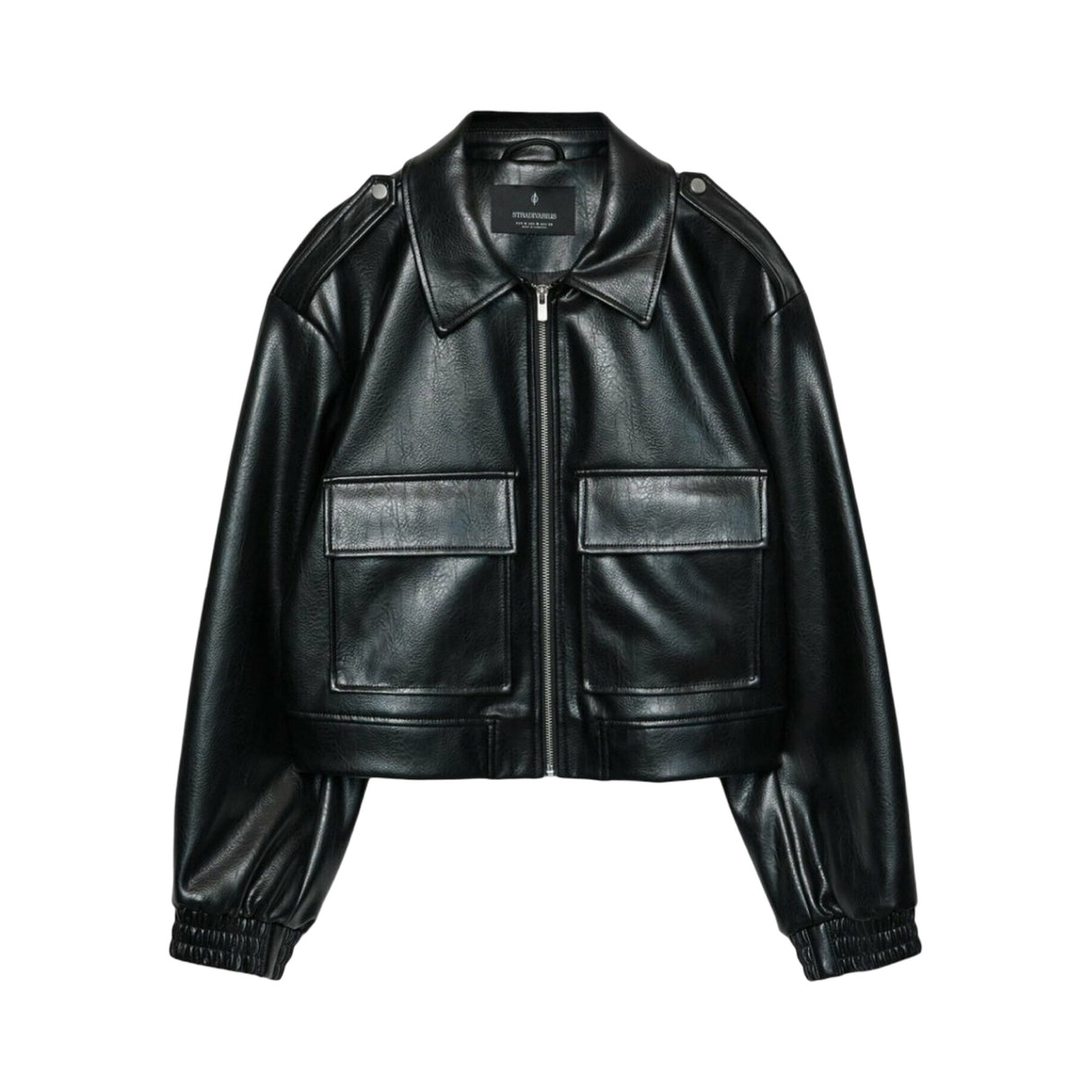 Stradivarius Kunstlederjacke