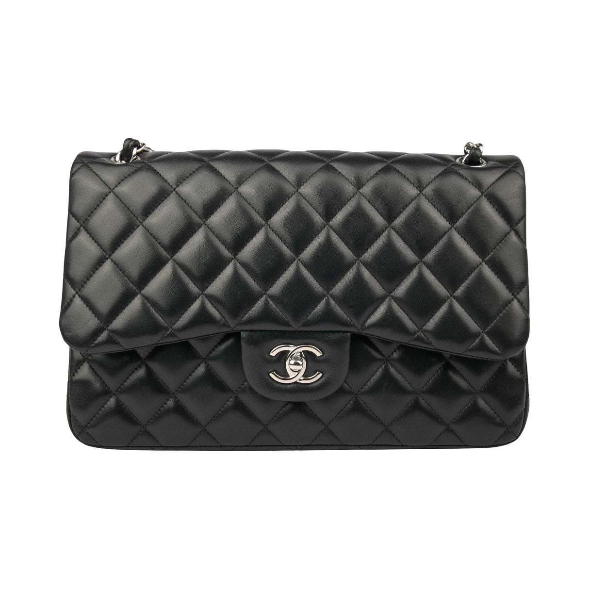 Chanel Timeless Double Flap Bag Schwarz