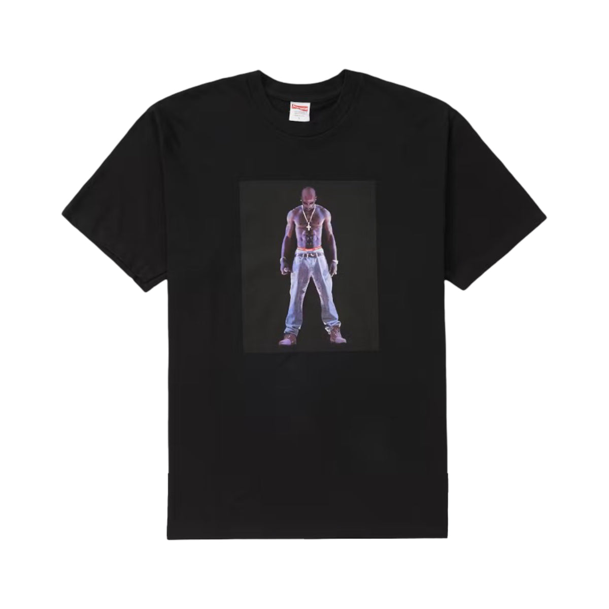Supreme Tupac Hologramm Shirt Schwarz