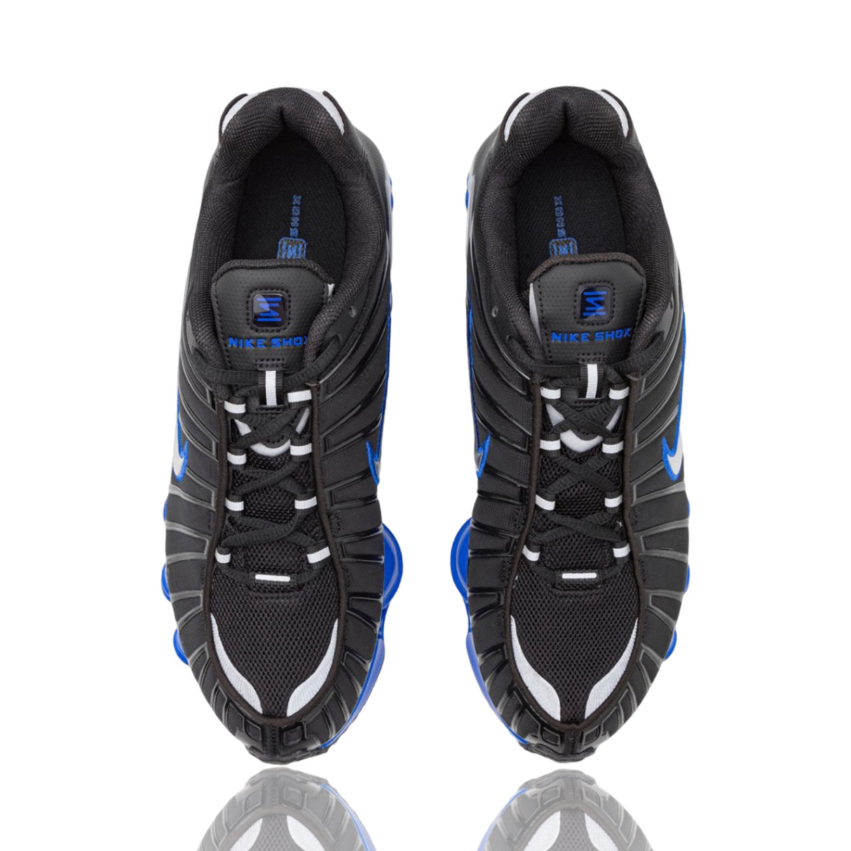 Nike Shox TL Black Racer Blue Metallic Silver