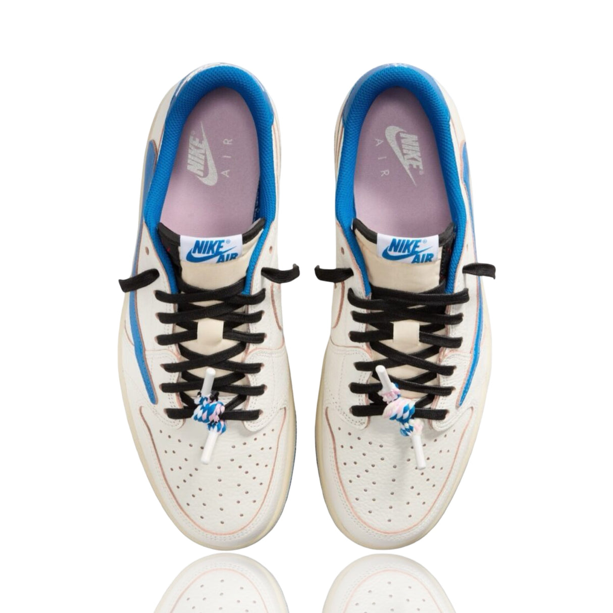 Travis Scott x Air Jordan 1 Retro Low OG SP x Fragment 'Muslin Blue'