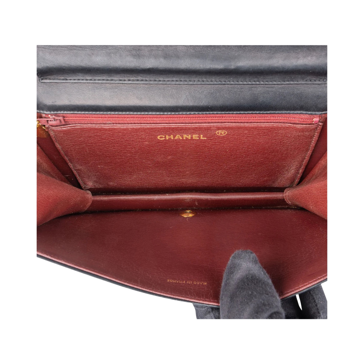 Chanel Quilted Lambskin 24K Gold Single Flap Shoulder Bag