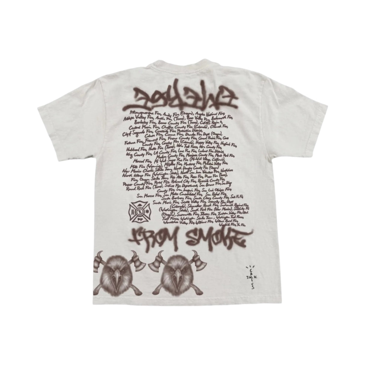 Travis Scott LAFD Shirt Weiß