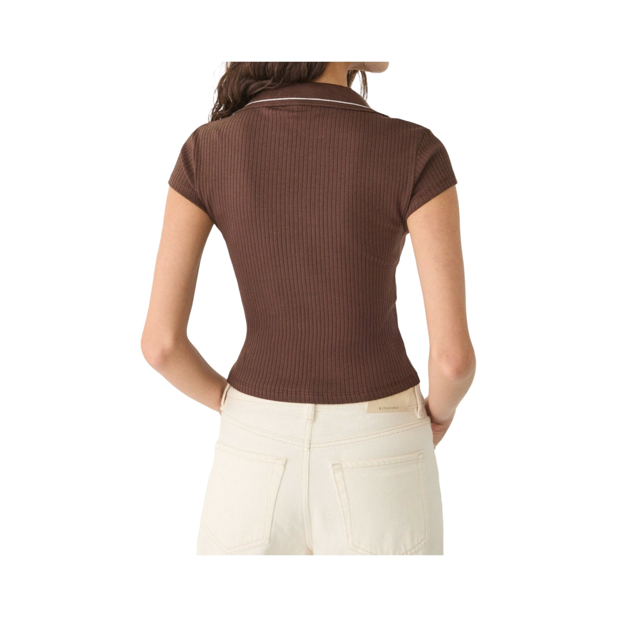 Stradivarius Poloshirt dark brown