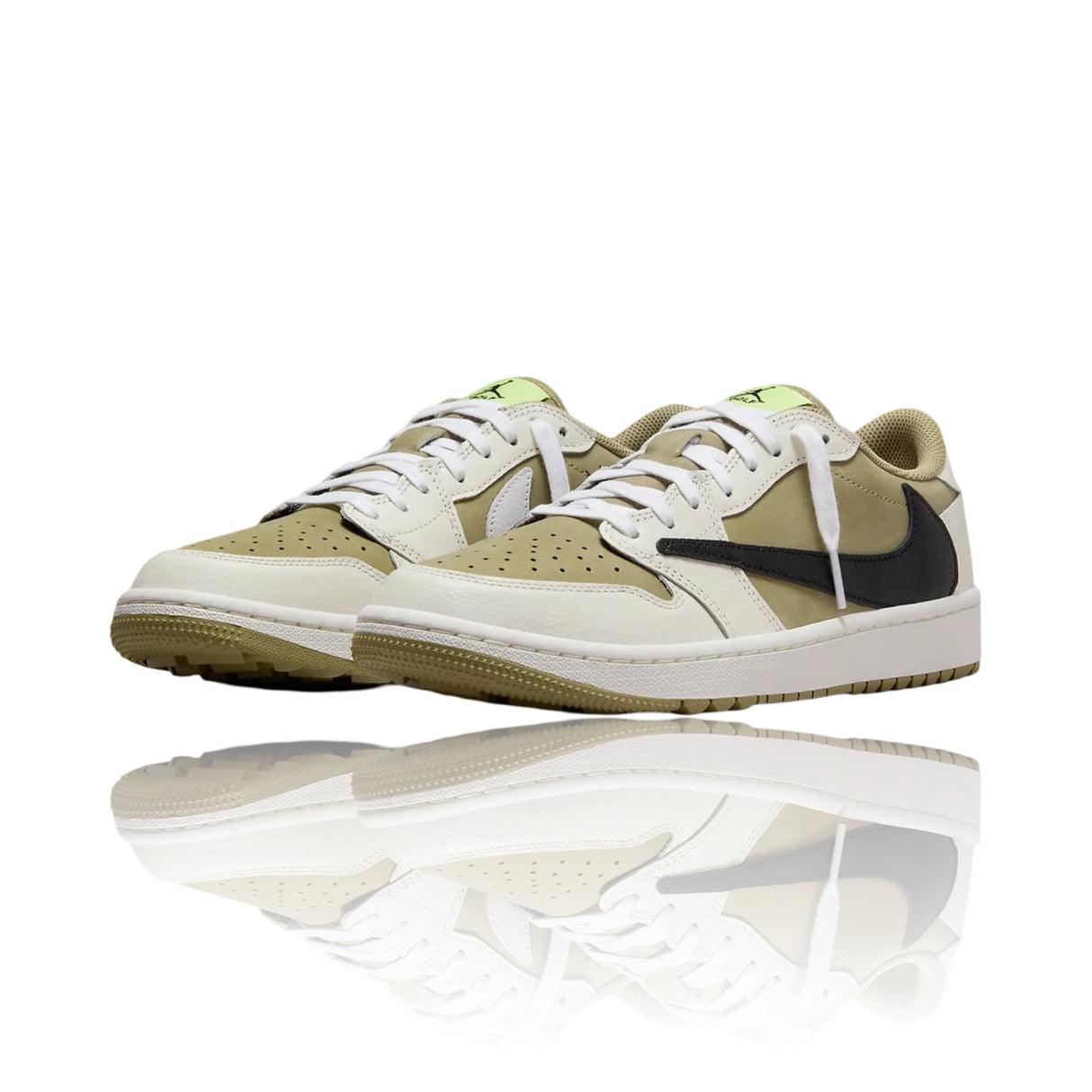 Travis Scott x Air Jordan 1 Retro Low OG Golf 'Neutral Olive'