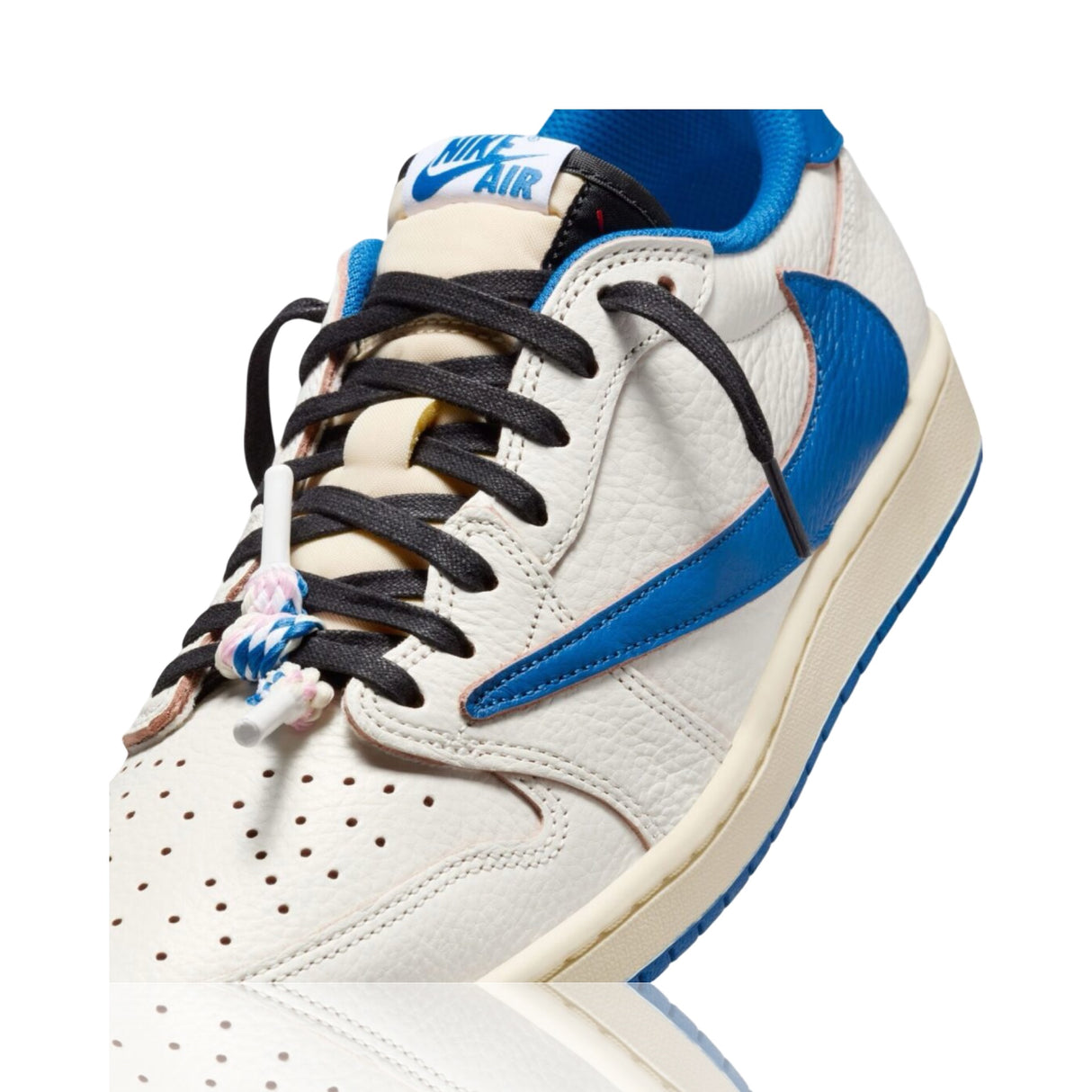 Travis Scott x Air Jordan 1 Retro Low OG SP x Fragment 'Muslin Blue'