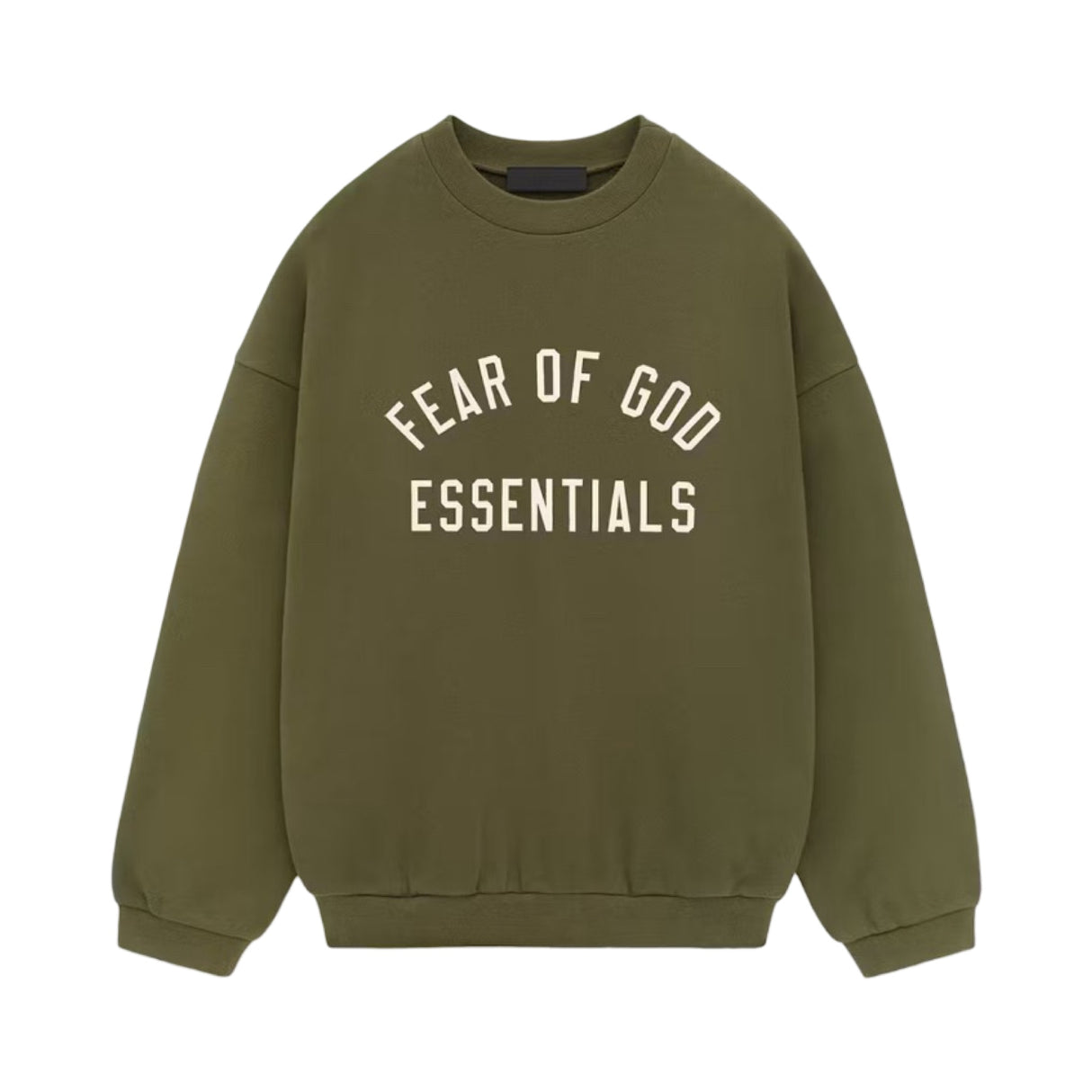 Fear of God Essentials Fleece Crewneck Military