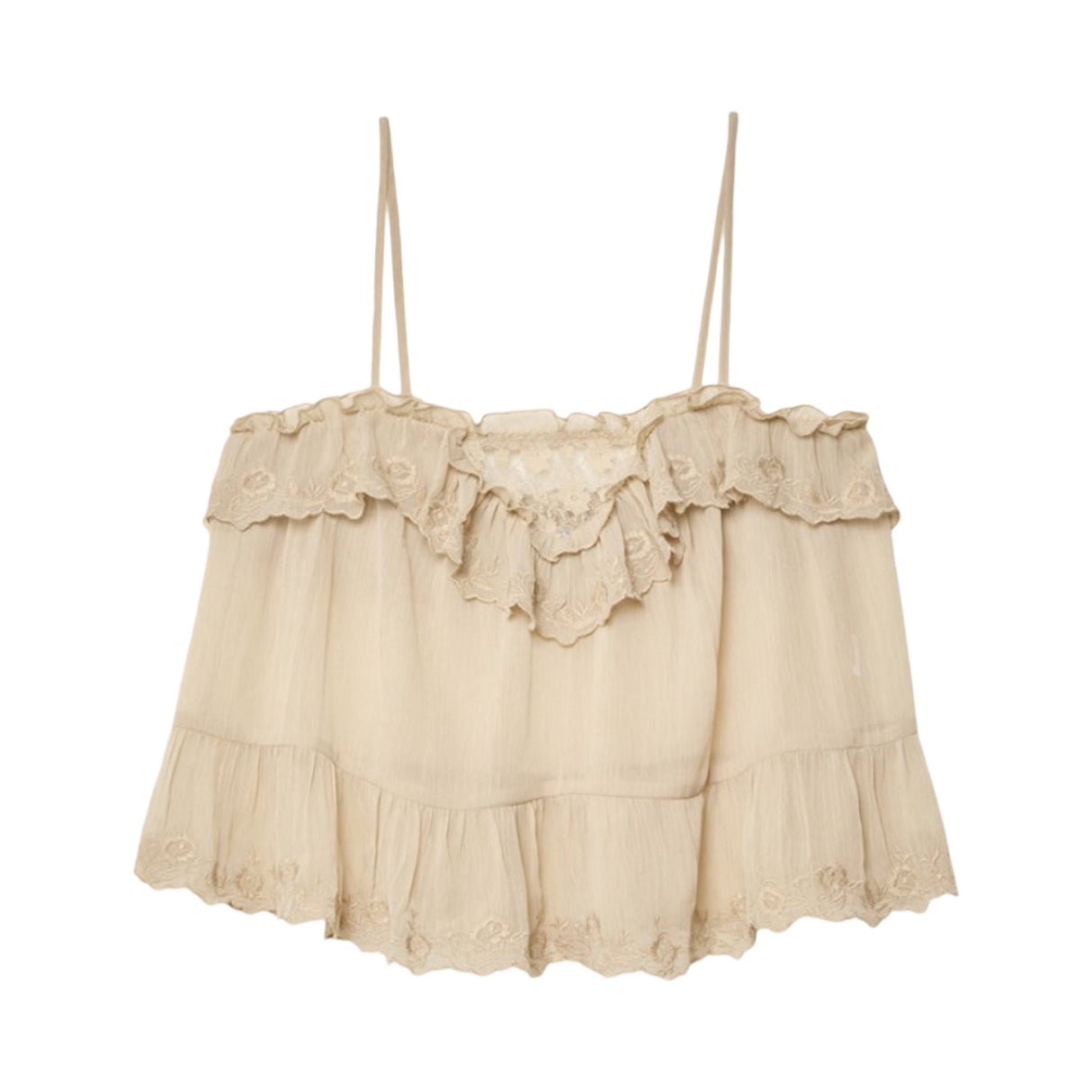 Stradivarius Top Mottled Brown