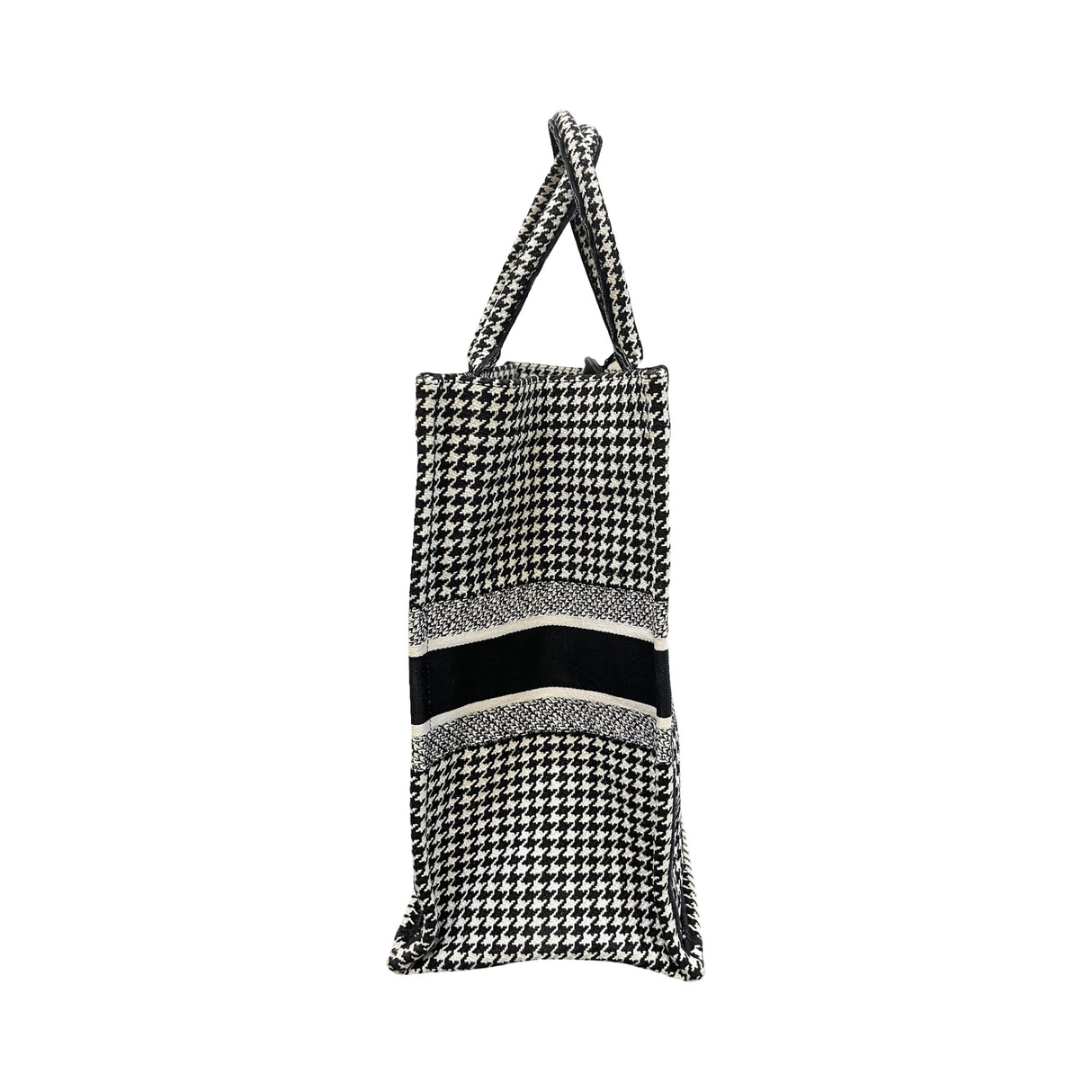 Dior Tote Book Large Houndstooth