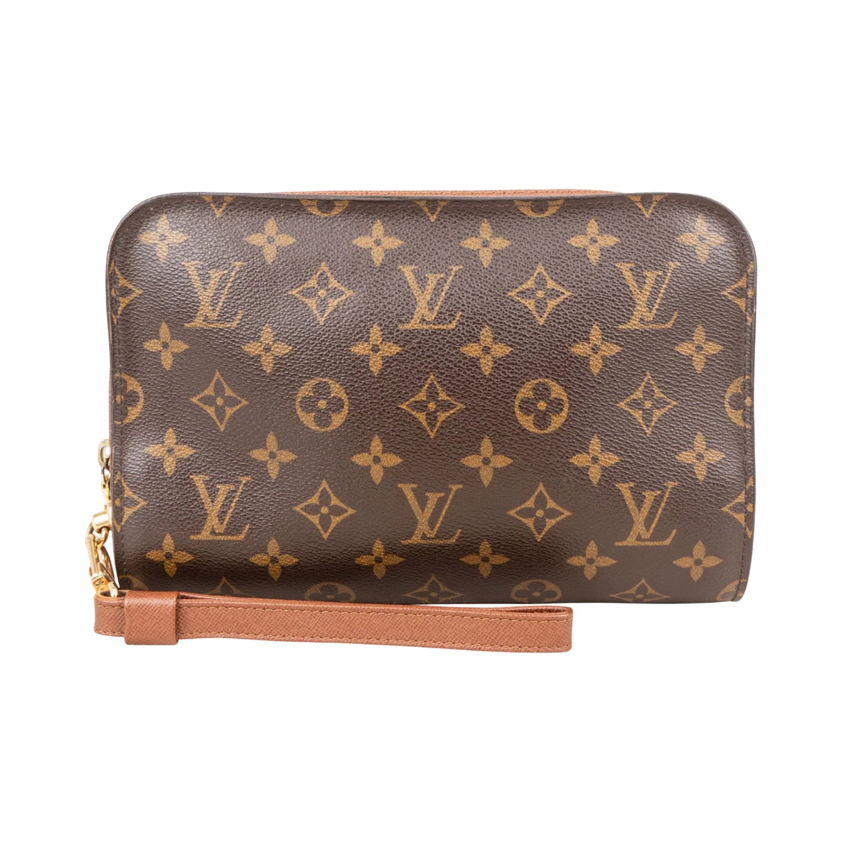 Louis Vuitton Canvas Pristine Pochette Homme Clutch Monogram