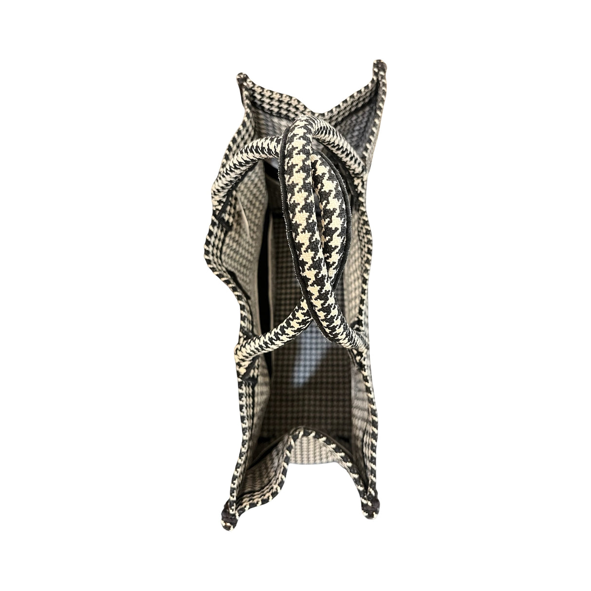 Dior Tote Book Large Houndstooth