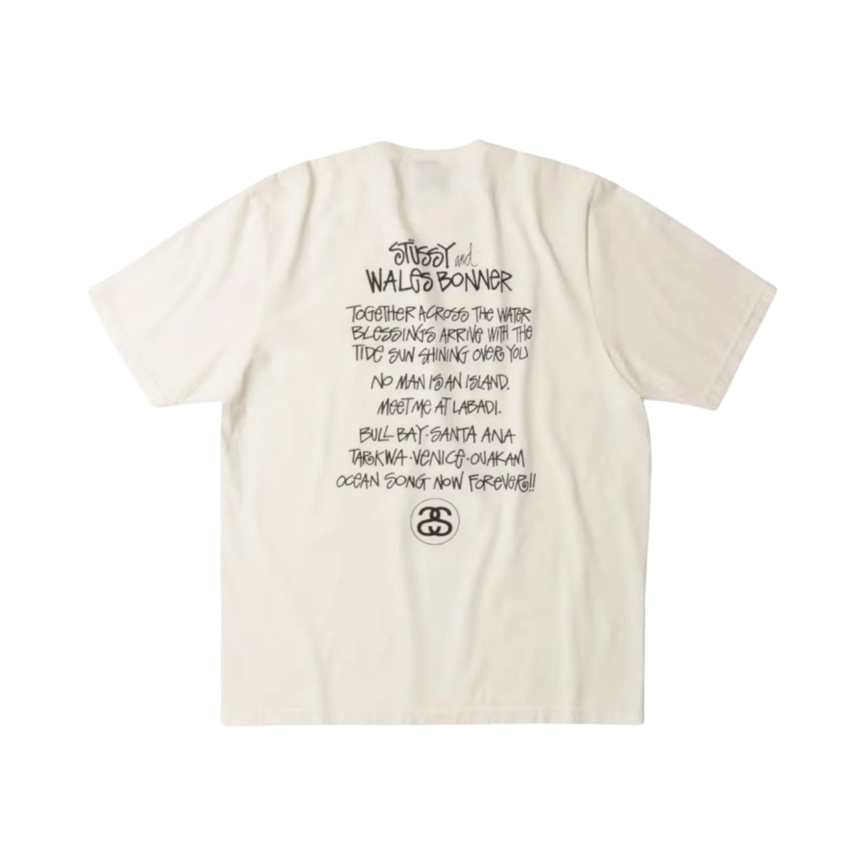 Stussy x Wales Bonner Ocean Song Tee Natural