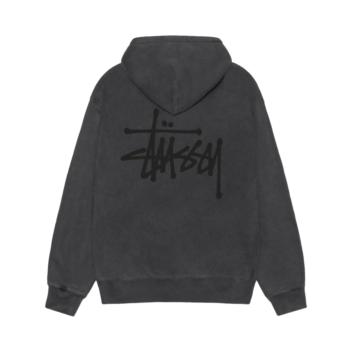 Stussy Basic Big. Dyed Hoodie Black