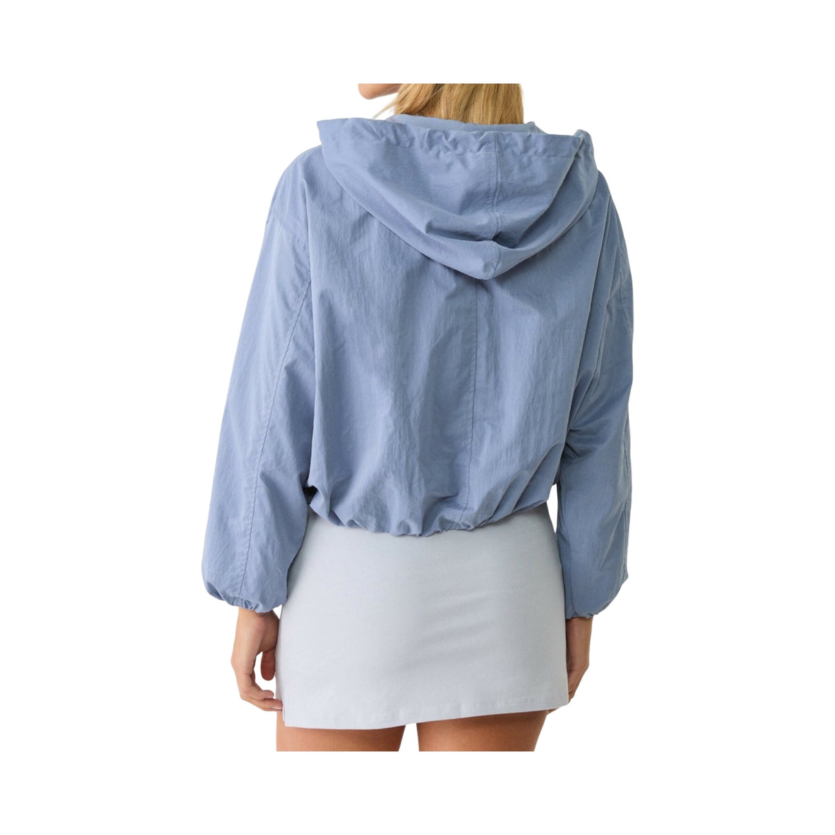 Stradivarius Balloon Fit Übergangsjacke light blue