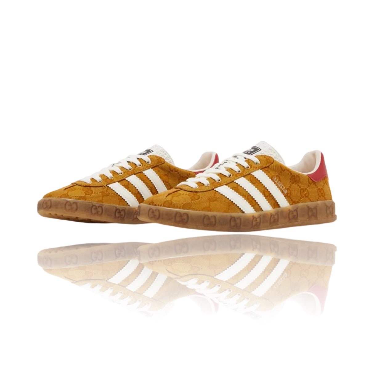 Adidas x Gucci Gazelle Indoor Beige Brown Monogramm GG