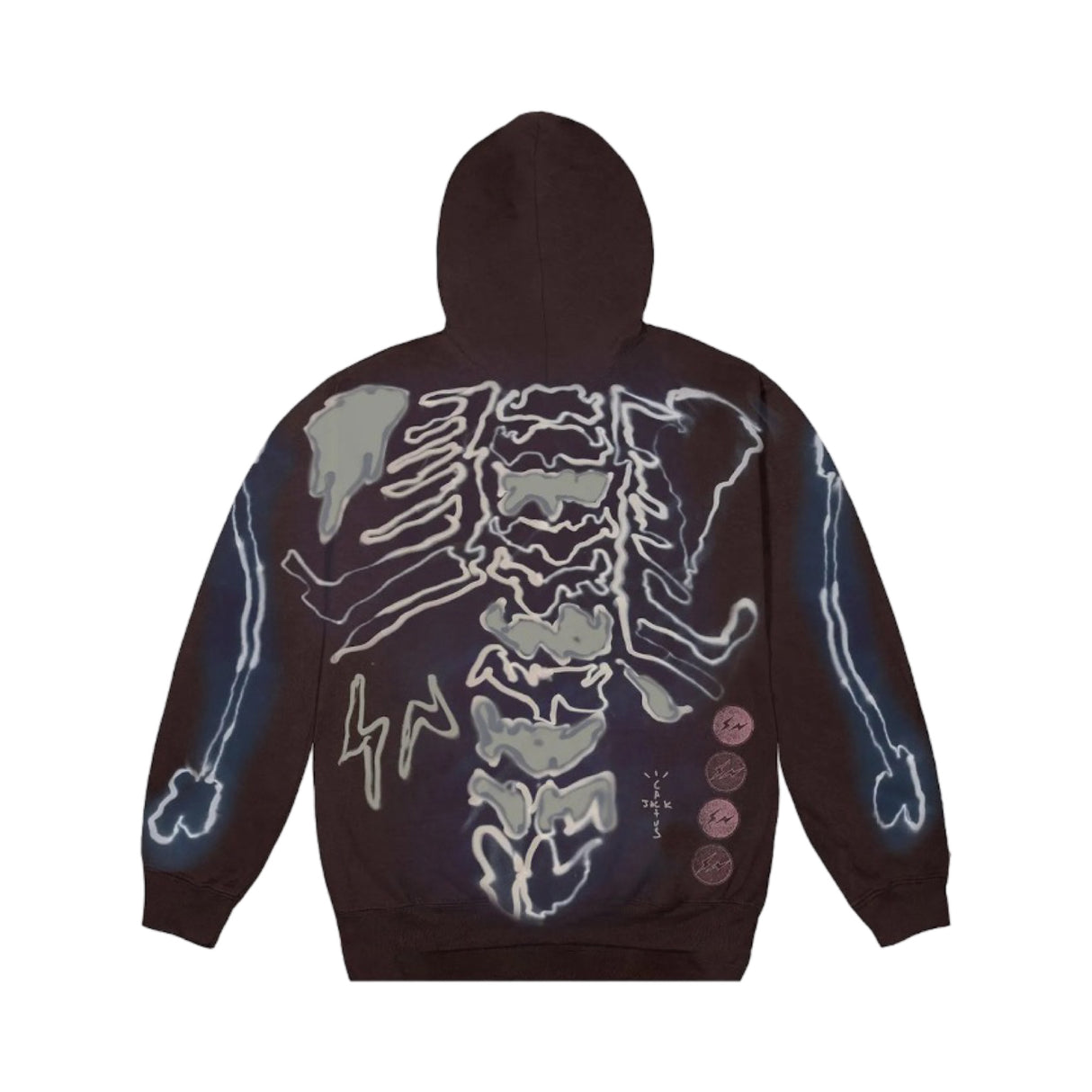 Travis Scott Cactus Jack For Fragment Skeleton Graffiti