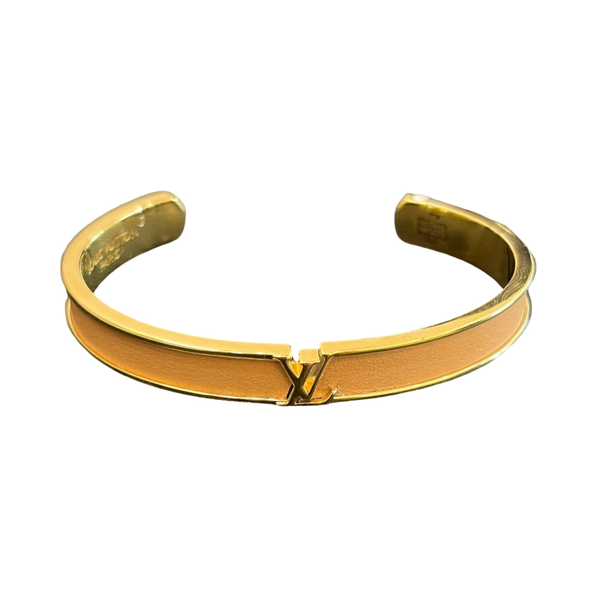 Louis Vuitton Initiales V Bracelet Beige