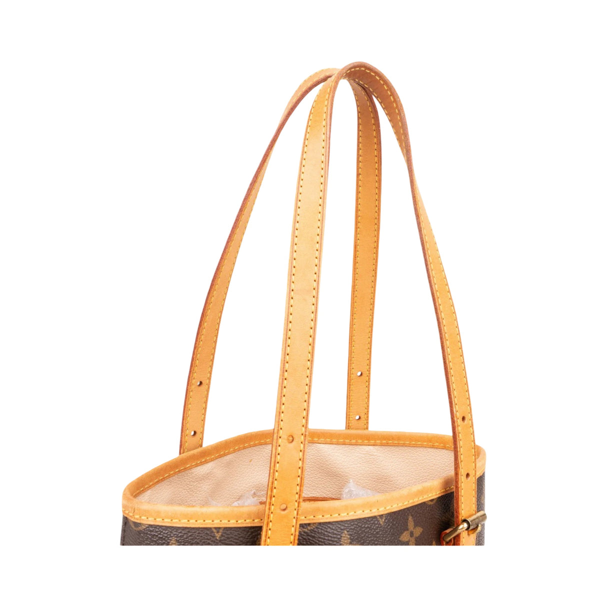 Louis Vuitton Canvas Monogram Bucket Bag PM Handbag