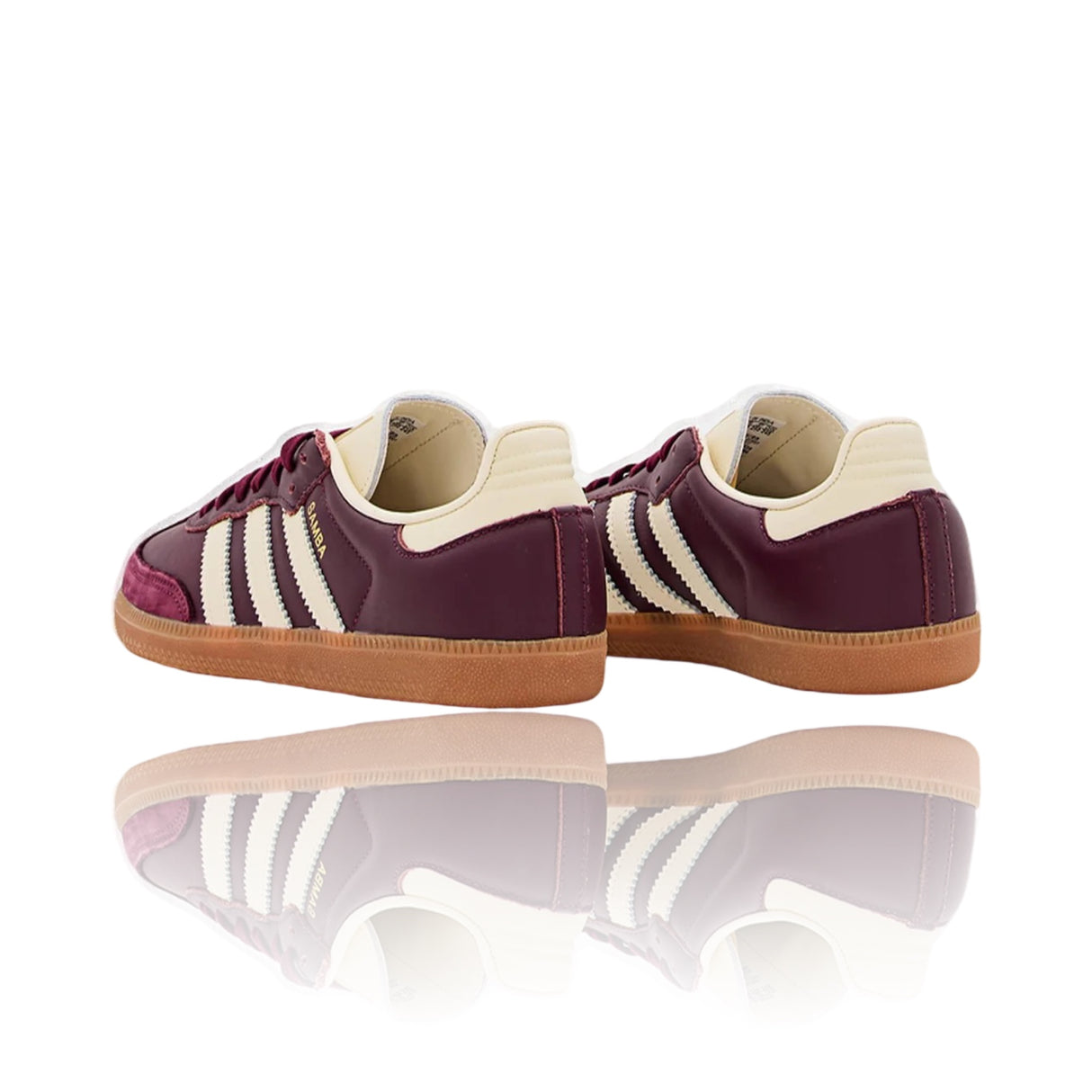 Adidas Samba OG Maroon Gold Metallic