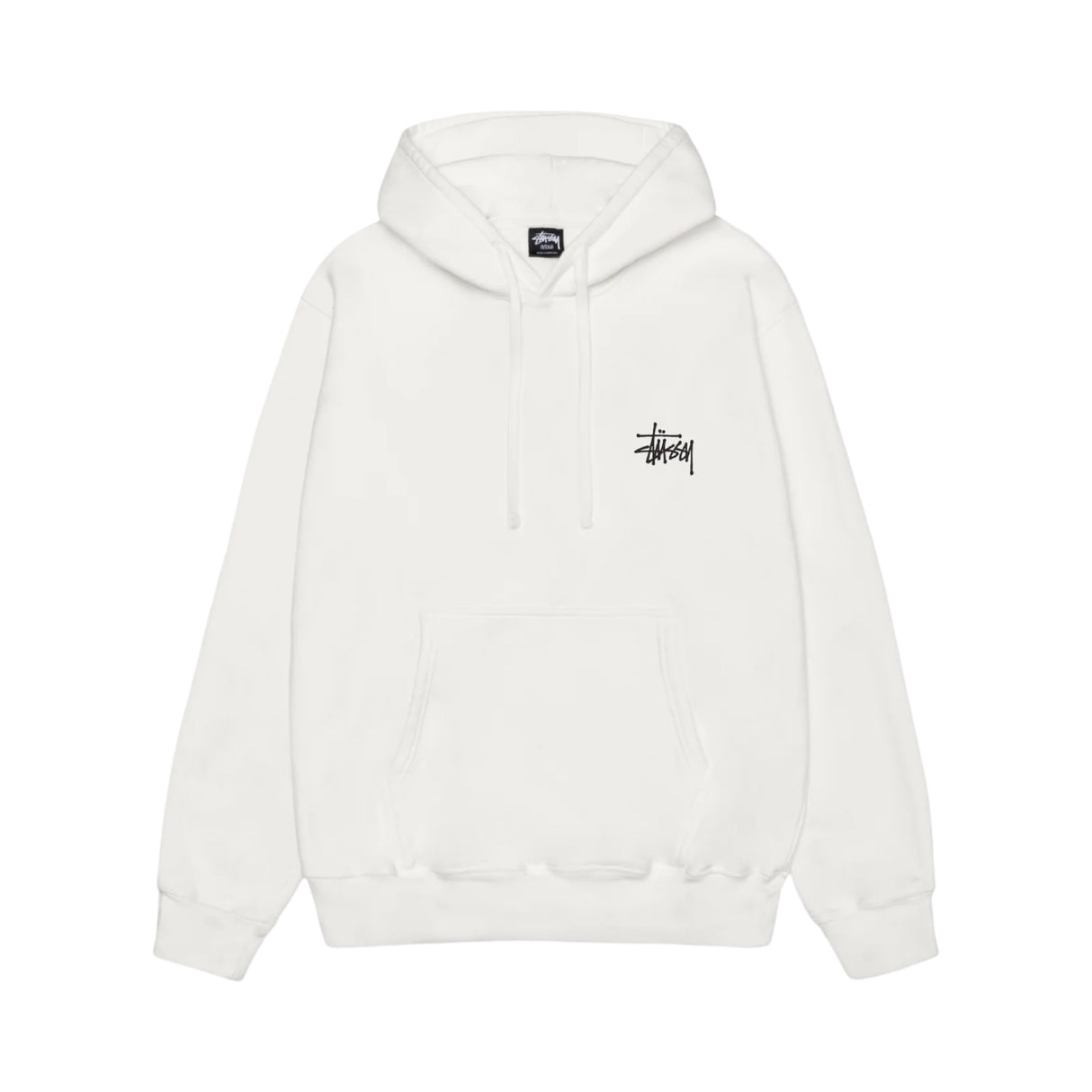 Stussy Basic Big. Dyed Hoodie Natural
