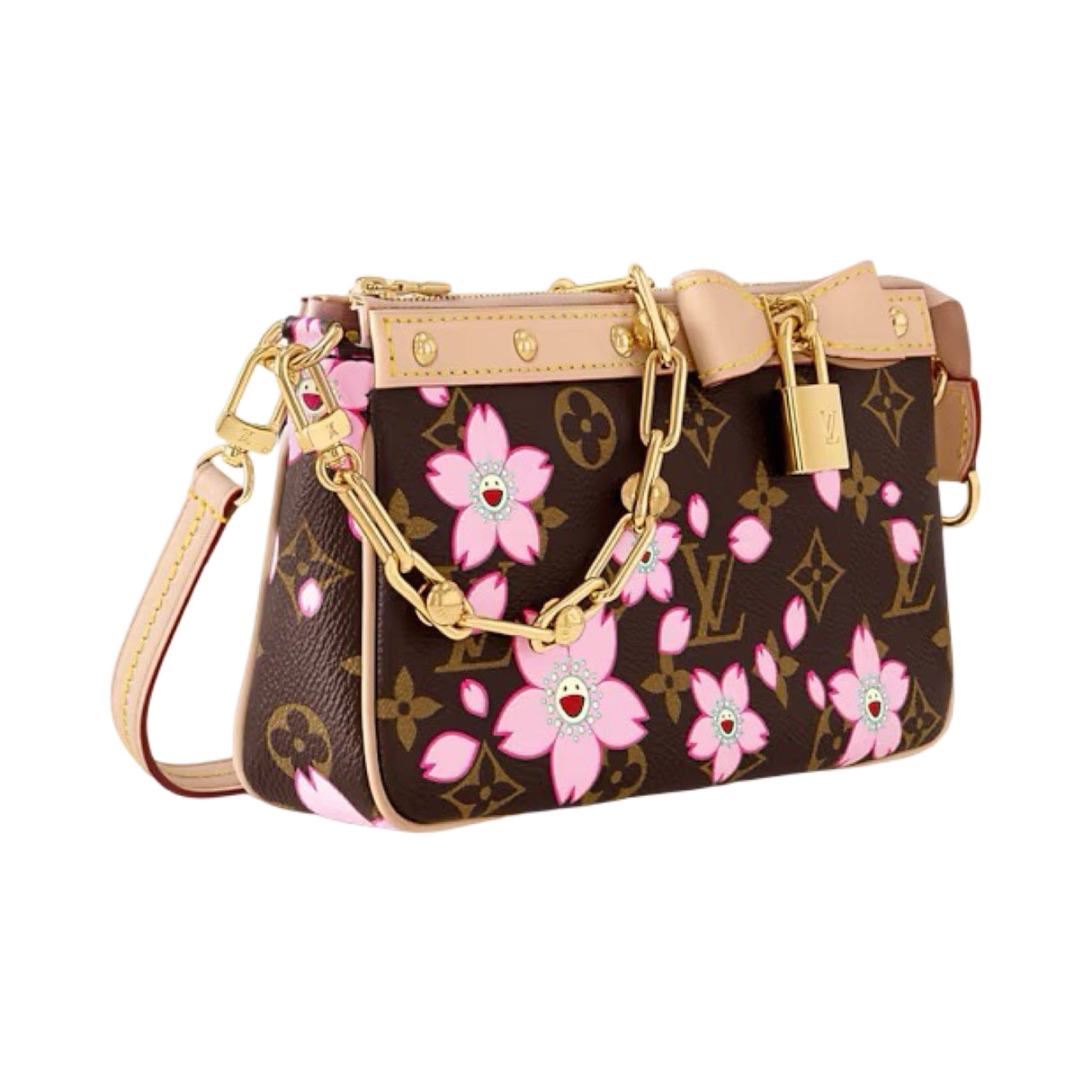 Louis Vuitton x T. Murakami Pochette Accessoires Cherry Blossom