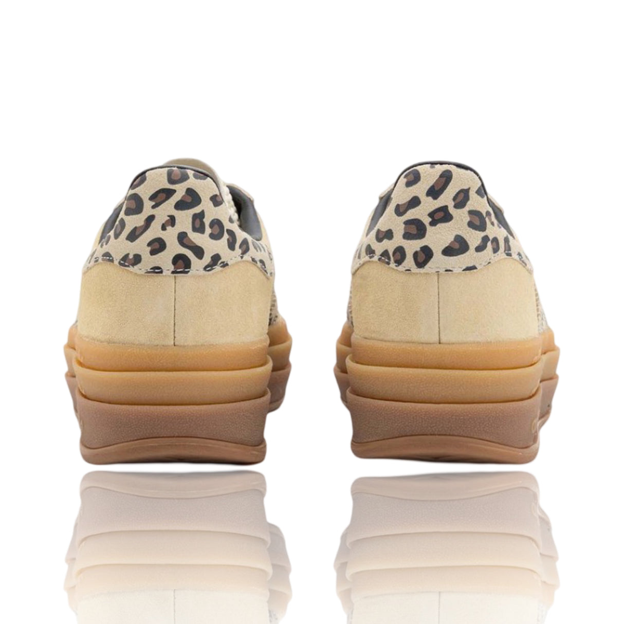 Adidas Gazelle Bold Cream Black Leopard