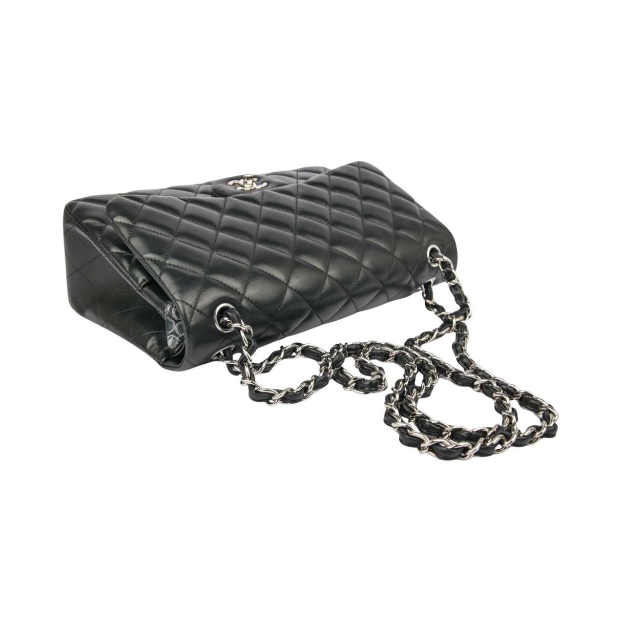 Chanel Timeless Double Flap Bag Schwarz