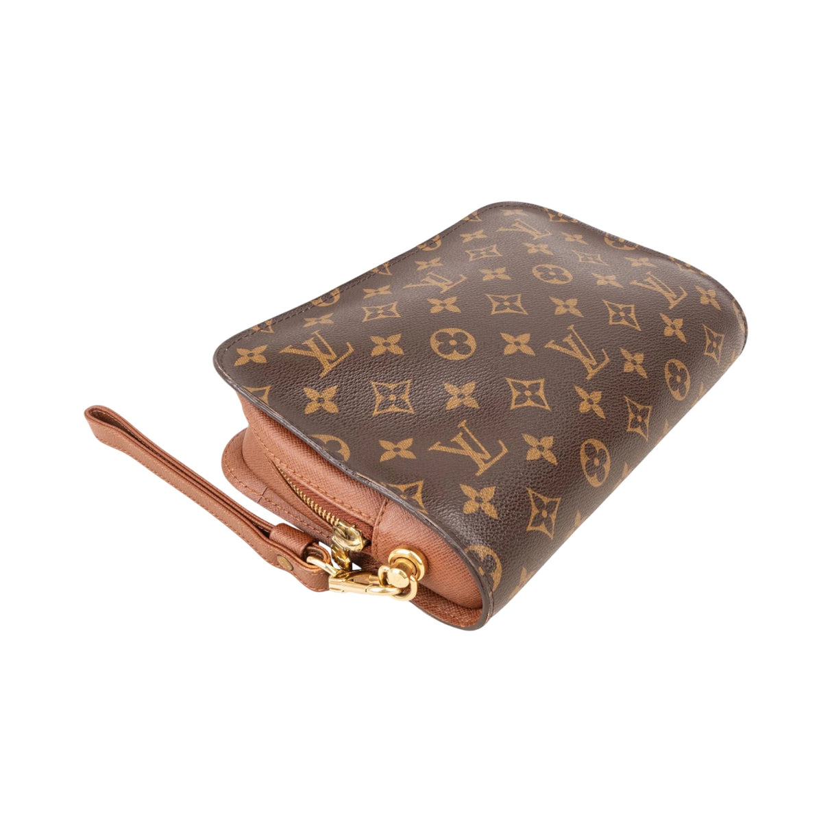 Louis Vuitton Canvas Pristine Pochette Homme Clutch Monogram