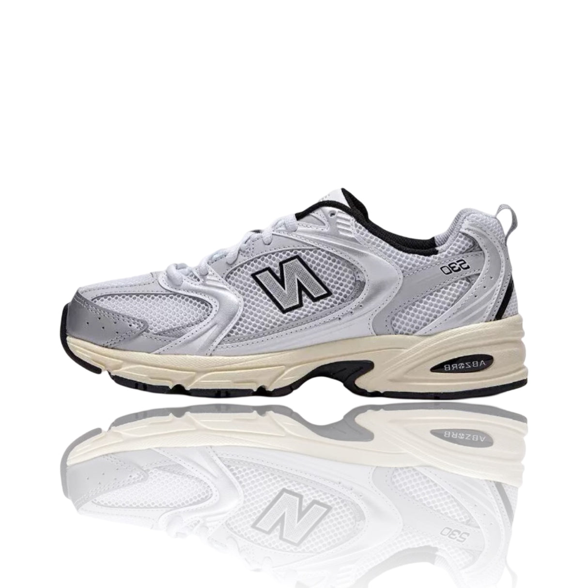New Balance 530 White Silver Cream