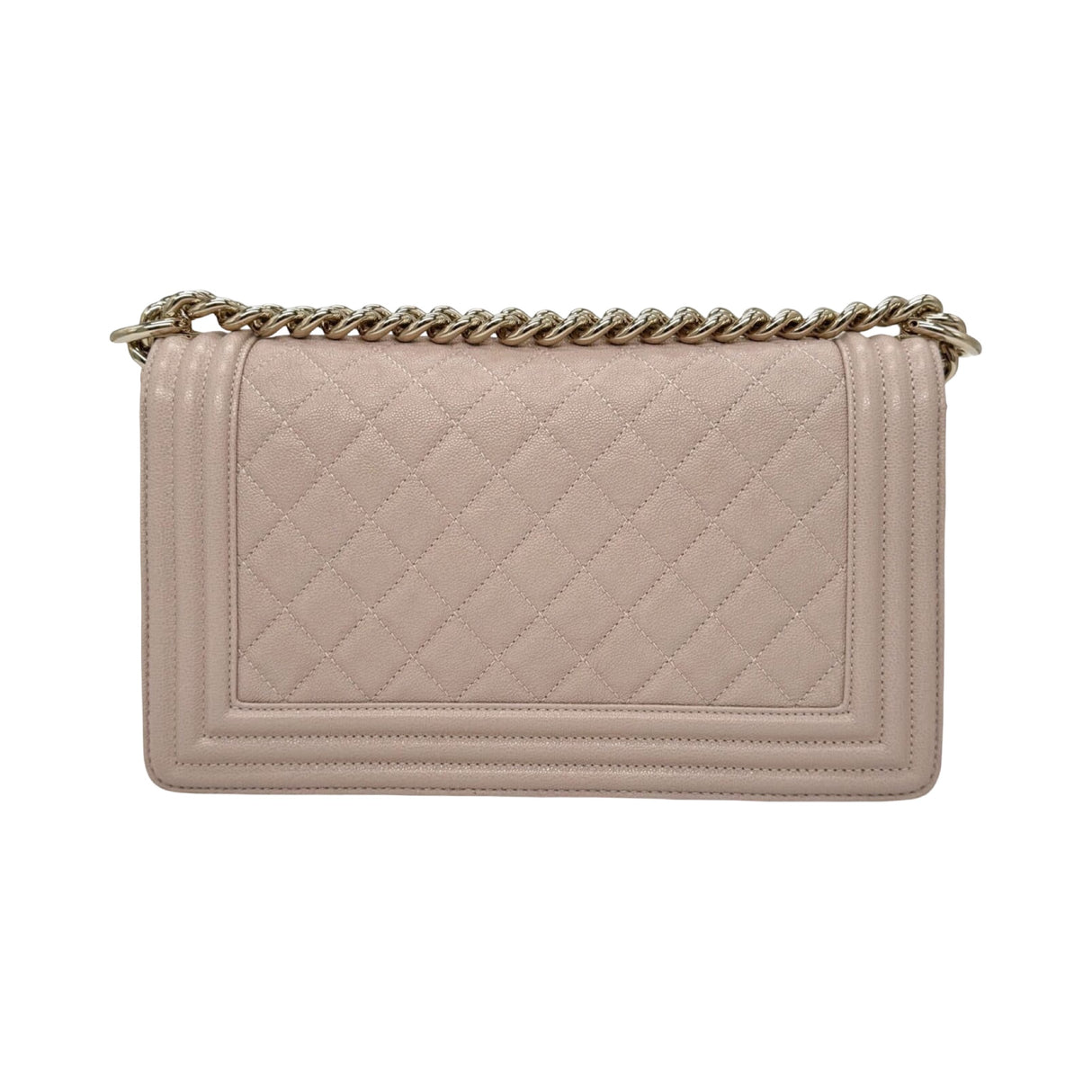 Chanel Boy Blush Nude Caviar Leather
