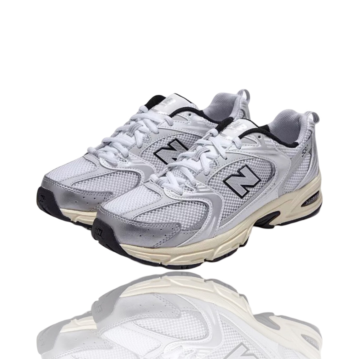 New Balance 530 White Silver Cream