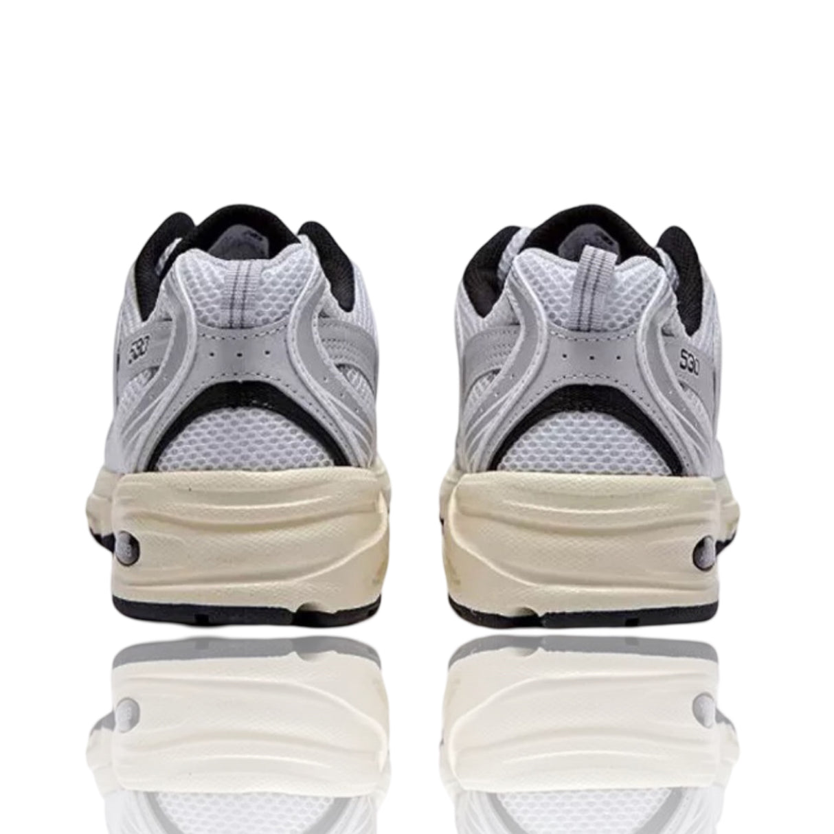 New Balance 530 White Silver Cream
