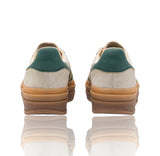 Adidas Gazelle Bold Magic Beige Collegiate Green (w)