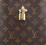 Louis Vuitton Canvas Flower Hobo Bag Monogram