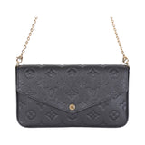 Louis Vuitton Empreinte Leder Felicie Schwarz
