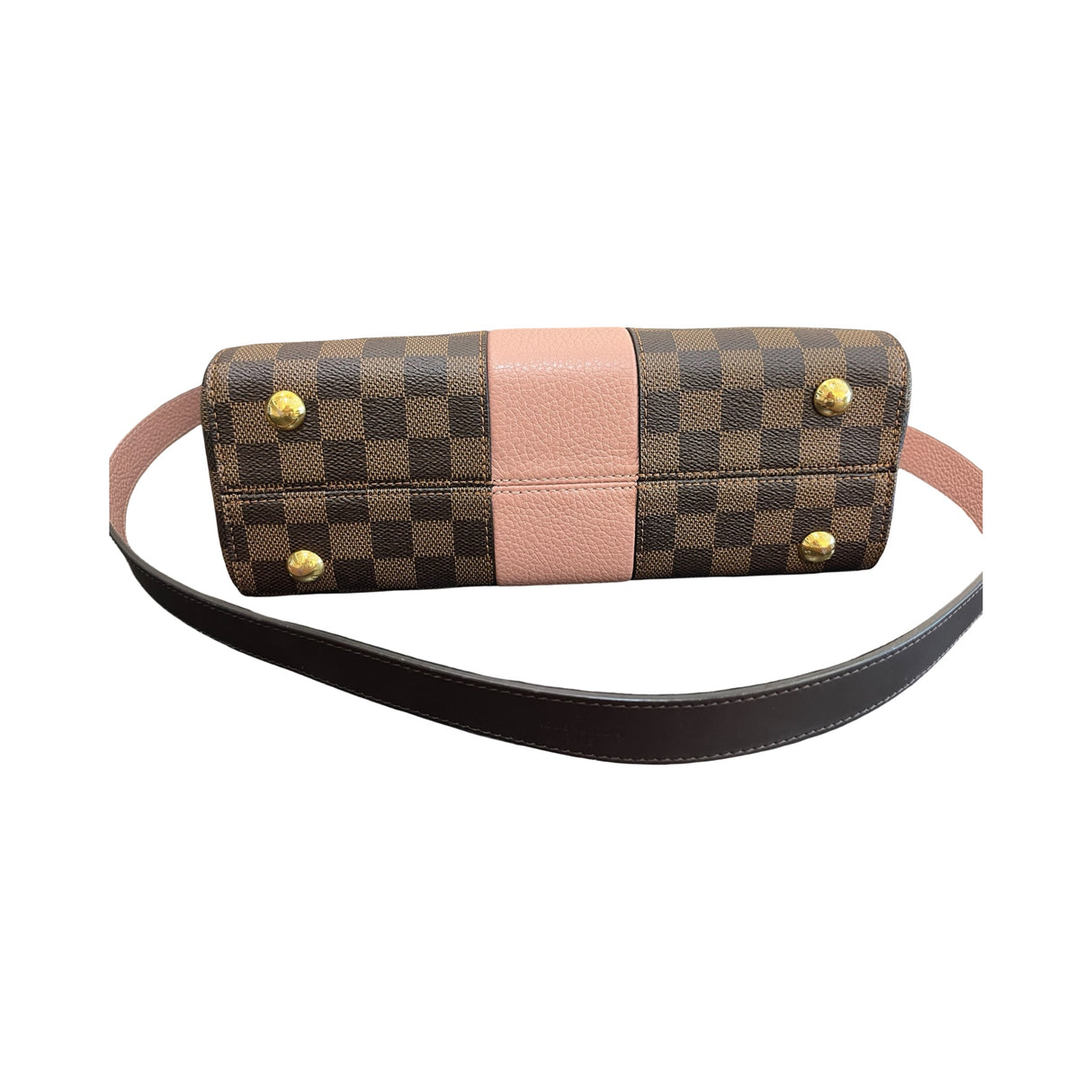 Louis Vuitton Bond Street Damier Ebene Canvas Rose Ballerine