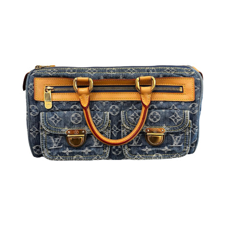 Louis Vuitton Monogram Denim Neo Speedy Blue