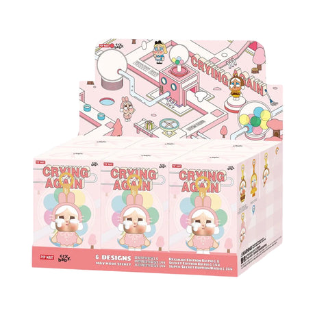 Pop Mart Crybaby Crying Again Vinyl Plush Face Mystery Box