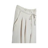 Stradivarius Textured Drawstring Stoffhose Stone