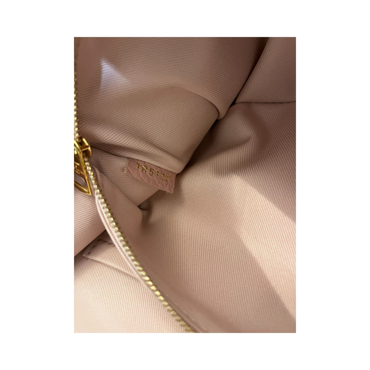 Louis Vuitton Bond Street Damier Ebene Canvas Rose Ballerine