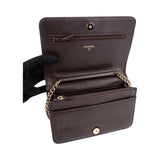 Chanel Quilted Caviar Leather Boy Wallet on Chain Crossbody Bag