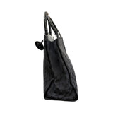 Gucci GG Monogram Tote Book Bamboo Schwarz