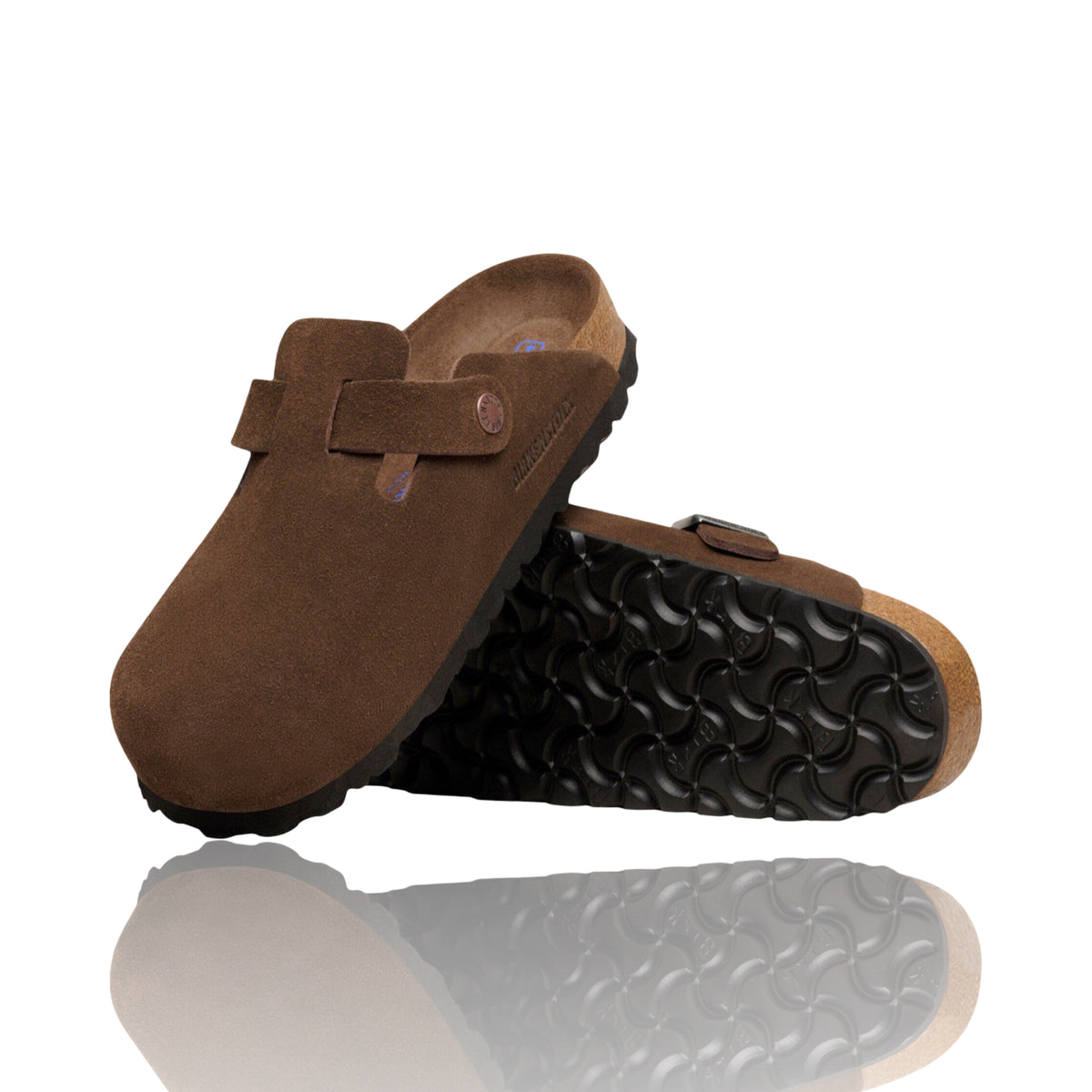 Birkenstock Boston Clogs Carafe Tonal Fb Veloursleder
